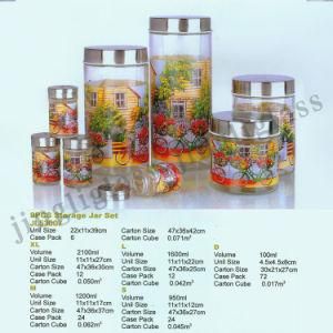 Hot Selling Glass Storage Jar with Many Sizes