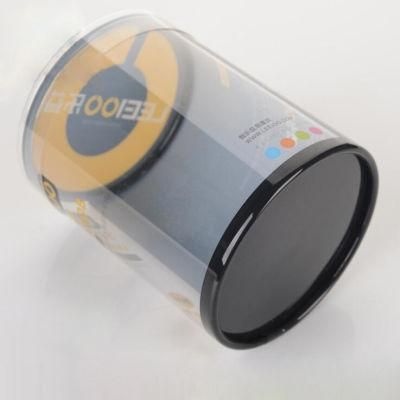 Wholesale Disposable Clear Pet/PVC/PP Plastic Cylinder /Transparent Packaging Box for Gifts