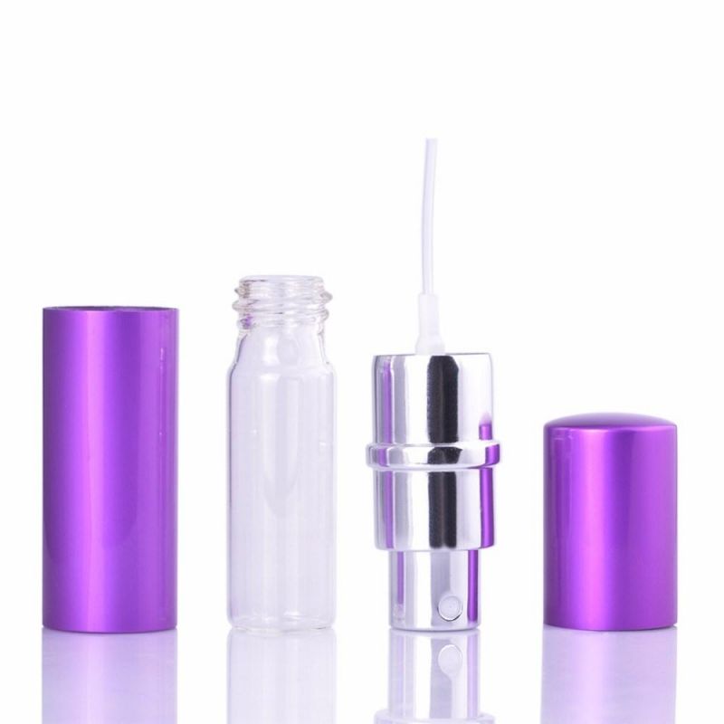 5ml Amazing Travel Perfume Atomizer Refillable Spray Empty Perfume Bottle Easy Used Aluminum Glass Mini Scent Bottle New