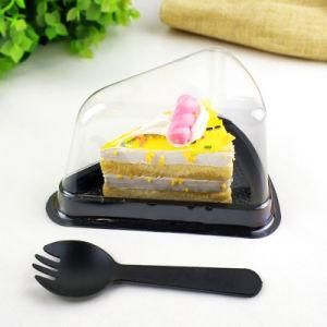 Disposable Plastic Triangle Cake Slice Box/Sandwich Cake Box Packaging