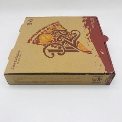 Corrugated Paper Brown Pizza Box