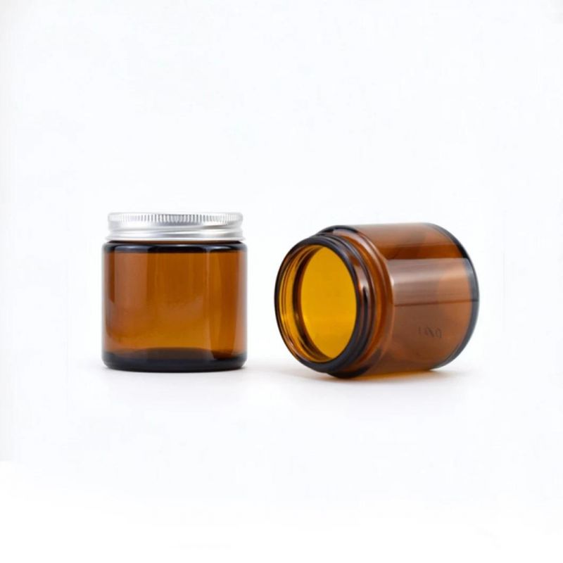 100ml 250ml Candle Glass Containers Candle Bottles Amber Glass Jar for Candle, Cosmetic