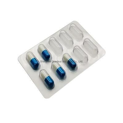 Plastic Blister Capsule Pill Insert Tray Packaging