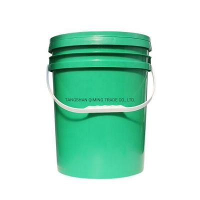 Hot Sale Round Plastic Bucket with Handle Cover for Fertilizer Pesticide Wall Fixing Agent etc