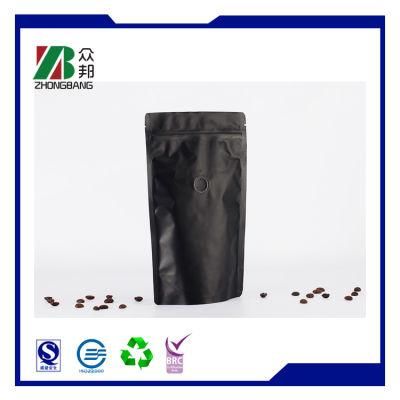 Aluminum Foil Coffee Zipper Bag Stand up Zipper Coffee Pouch