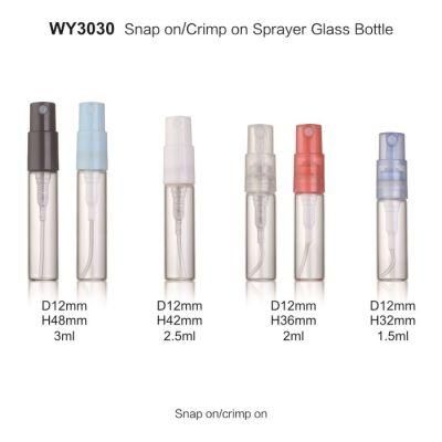 Sample Glass Perfume Bottle Fine Mist Sprayer Perfume Vial Bottles Set for Gift 10-30ml