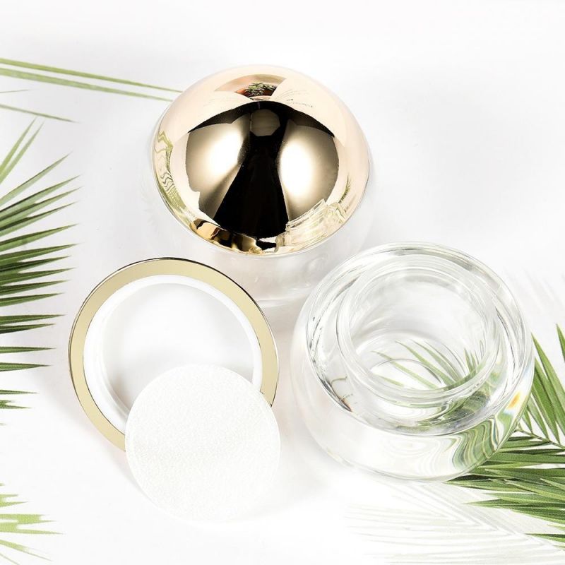 15g Egg Shaped Round Plastic Cream Jar for Skin Care