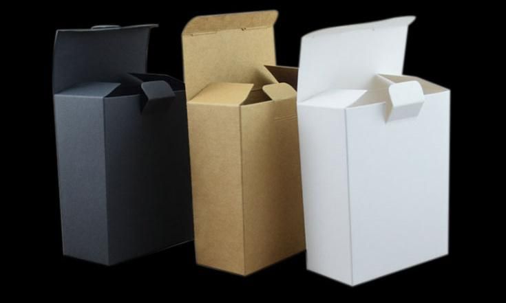 China Custom Brown Kraft Recyclable Foldable Art Paper Packaging Gift Boxes