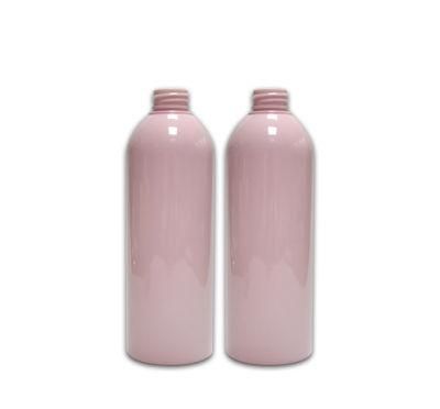 Pink 500ml Pet Shampoo Bottle Body Lotion Hair Conditioner Bottle Cosmetic Packaging Coco Oil Cleansing Oil Packaging Container