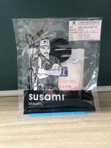 OEM Resealable Zipper Apparel Garment Packaging Three Side Seal Pouch Custom Made Printed Mylar Clothing Plastic Bag with Window