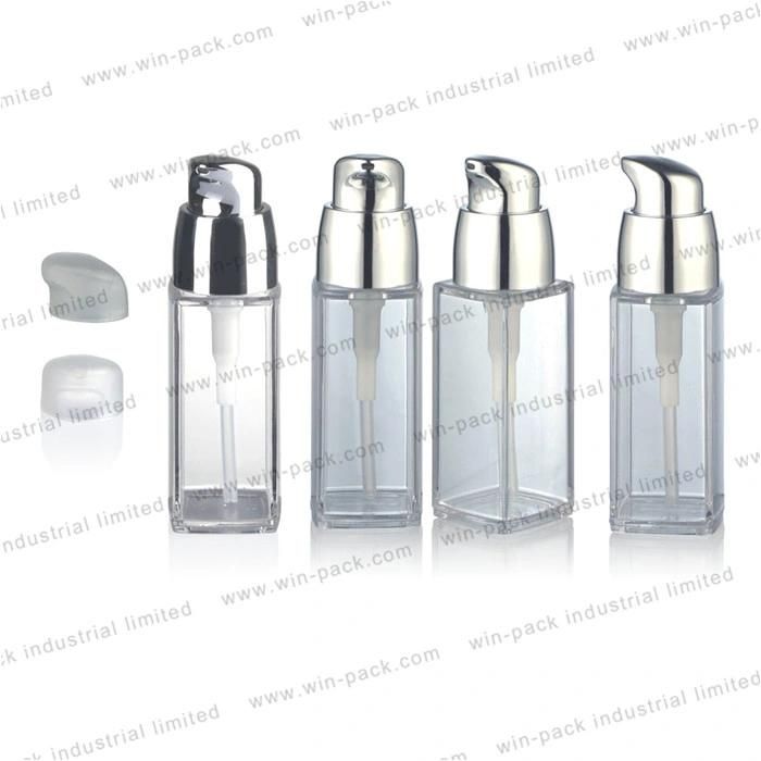 Hot Sale Clear Empty Lotion Acrylic Bottle 20ml with Pump in Factory Price