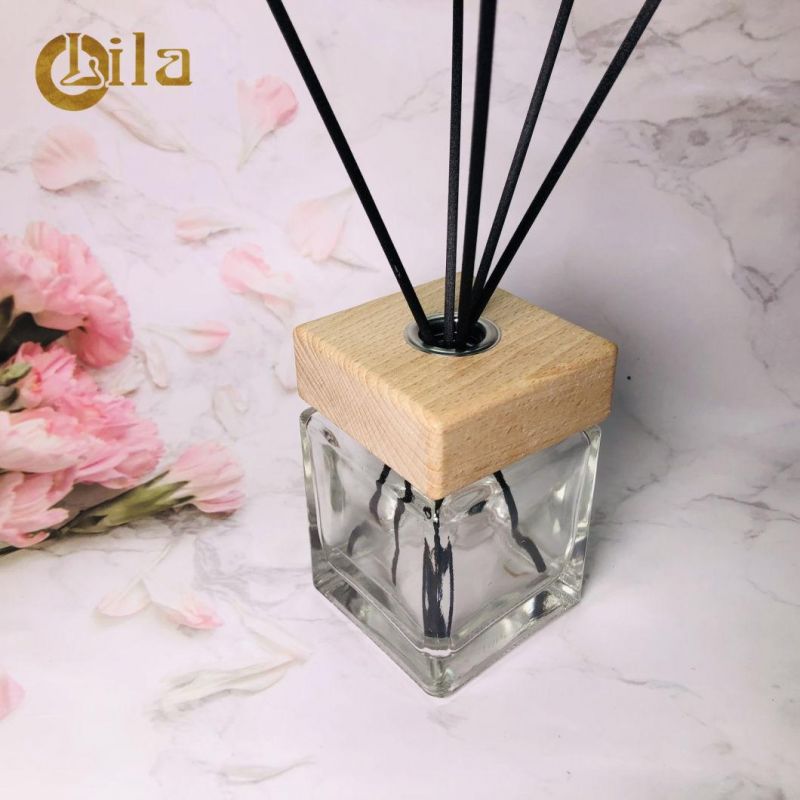 OEM Cosmetics 200ml Bottles Manufacturer Cosmetic Eco-Friendly Diffuser Bottle with Wood Cap