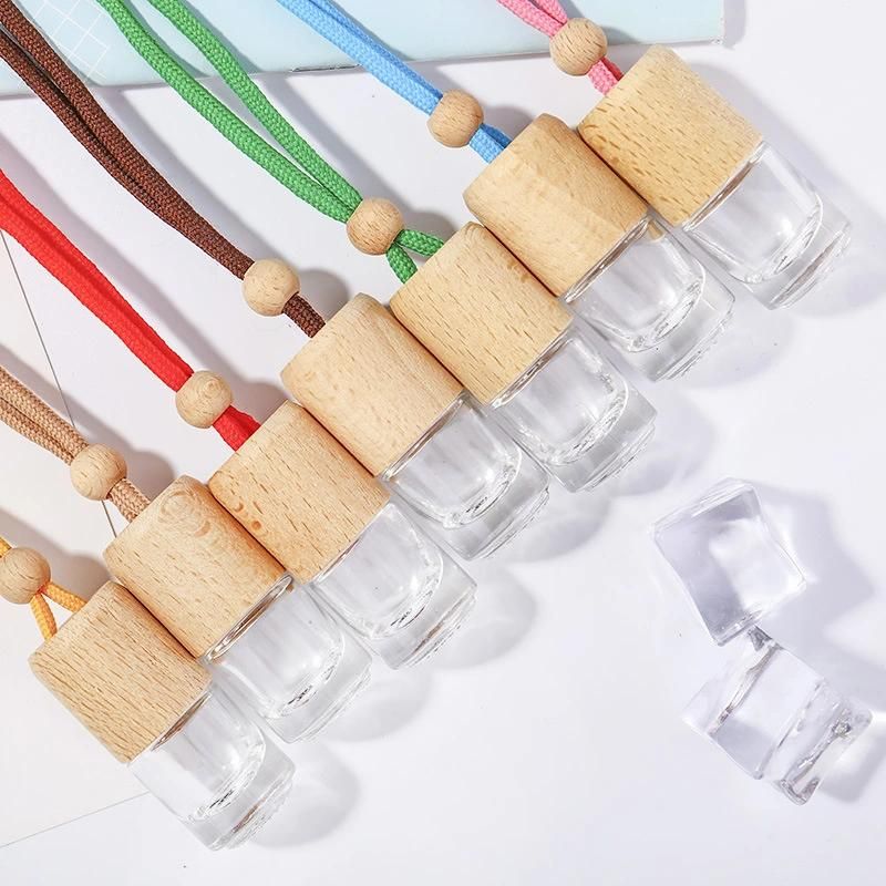 6ml Air Freshener Refillable Hang Empty Bottle Car Bottle Transparent Car Perfume Pendant