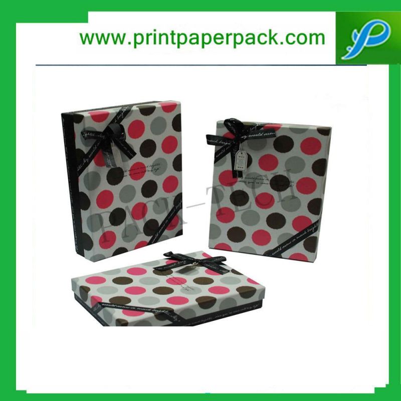 Rigid Set up Garment Paper Box Underwear Packaging Boxes Cosmetic Cardboard Box High Quality Black Cardboard Jewelry Box