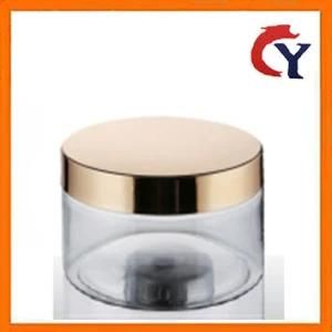 250ml Empty Skin Cream Pet Mason Jar with Gold Cap