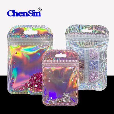 Rose Aluminum Plastic Package Clear Transaprent Zipper Bags