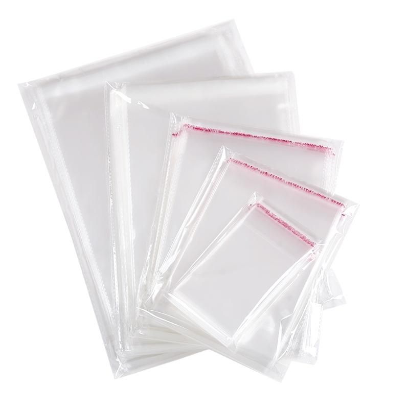 Crystal Clear Reclosable Poly Bags Plastic OPP Self Adhesive Bag