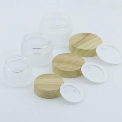 Cheap 5g/10g/15g/20g/30g/50g Frosted Cream Jar Glass Cosmetic Jars
