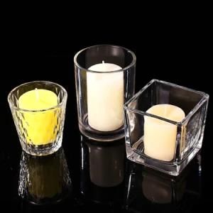 OEM 200g Round Candle Frosted Gradient Glass Bottle Perfume Scented Candle