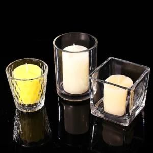 OEM 200g Round Candle Frosted Gradient Glass Bottle Perfume Scented Candle