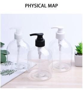 Wholesale Cheap Pet 500ml Transparent Hand Sanitizer Bottle with Pump