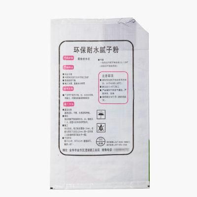 New Design Construction Material Bag 25kg Squared Bottom PE Valve Bag Cement