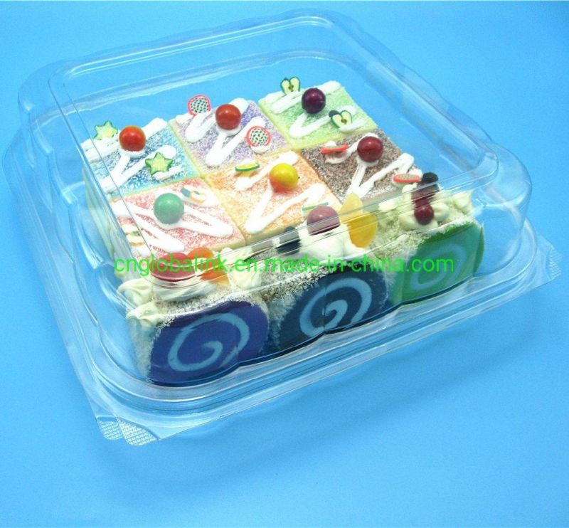 Disposable Plastic Food Container for Cake