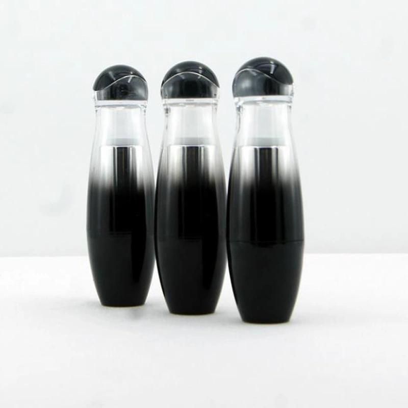 4.3G in Stock Ready to Ship Luxury Empty Black Plastic Lipstick Tube Lipstick Packaging Makeup Packing