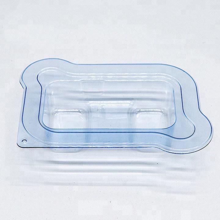 Custom Plastic blue Clamshell blister Packaging Boxes