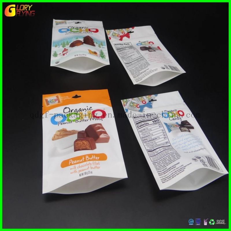 Frozen& Dry Food Packaging Bag Stand up Pouch Coffee Tea Vacuum Candy Chocolate Pet Snack Biodegradable Kraft Paper Packing/Plastic Bags