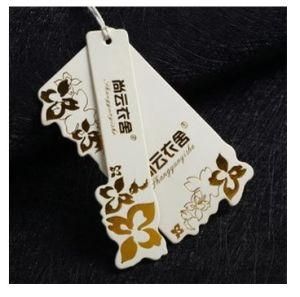 Shaped Hot Stamping Special Paper Tag Customized Clothing Tag Can Be Equipped with Hanging Grain