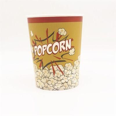 Middle East Single Sided Coated Paper Disposable Cup Popcorn Bucket