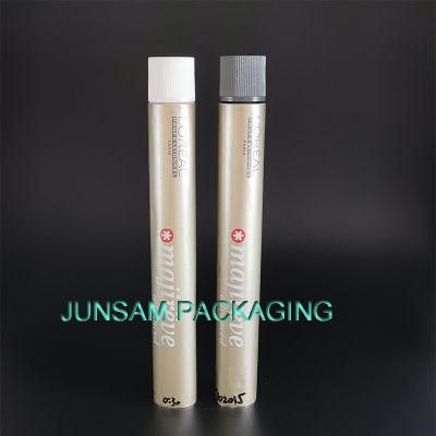 Aluminium Collapsible Tube Open Mouth Orifice Plastic Onsert Screw Cosmetic Packing Most Competitive Price