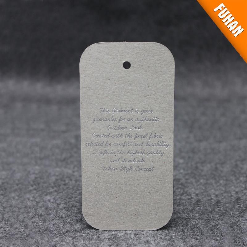 Custom Garment Accessories Recycle Matt White Paper Swing Tag