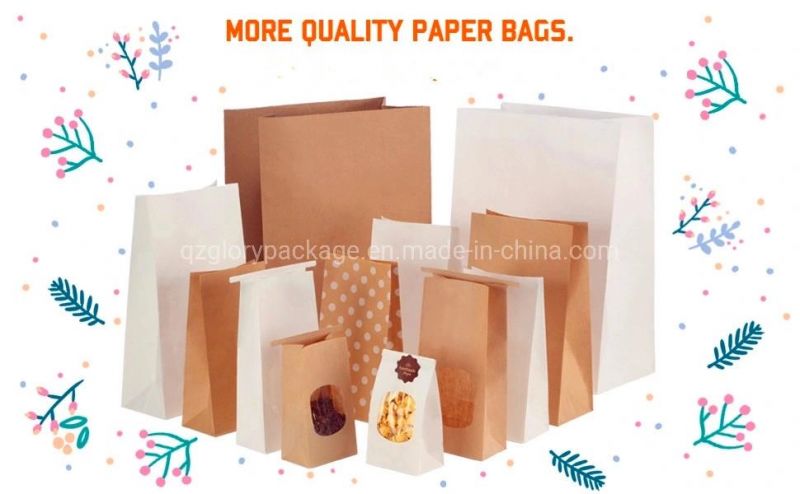 Food Grade Kraft Paper Bag Bread Packaging Bag