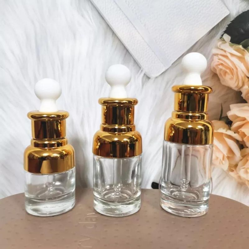 Luxury Cosmetic Glass Dropper Bottle Essential Oil Glass Dropper Bottle