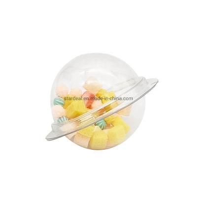 Transparent Round Plastic Bath Bomb Double Blister Pack