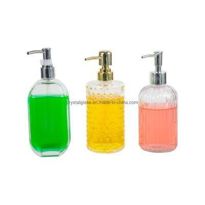 500ml High-Capacity Glass Bottle Liquid Soap Bottle Emulsion Bottle