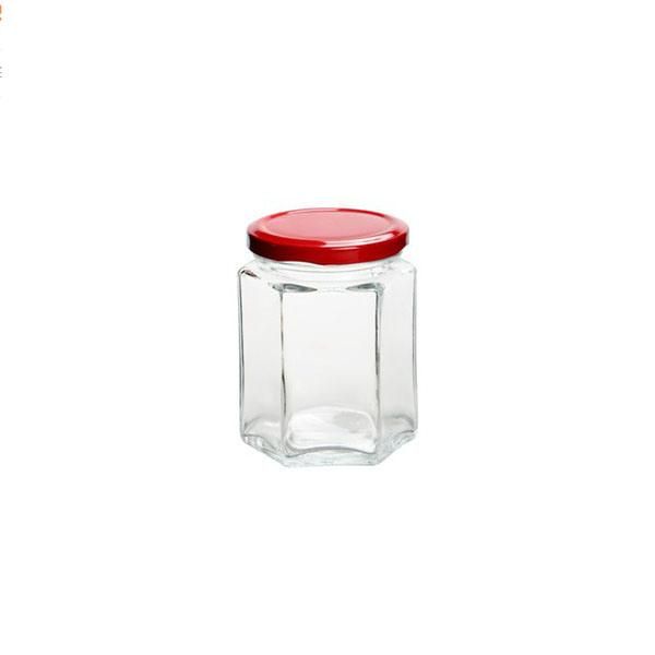 100ml Hexagon 3oz Empty Jam Food Storage Honey Glass Jar Glass Container