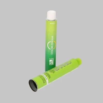 Hand Cream Aluminum Cosmetic Tubes Silk Screen Printing Light Weight 100% Recyclable