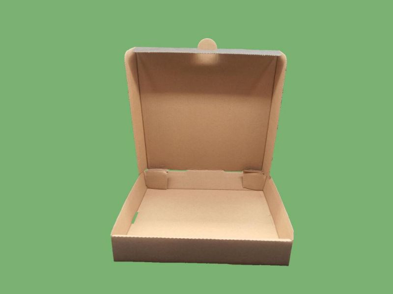 Folding Flat Packing Pizza Food Box Custom Paper Printing Packaging Corrugated Carton Pizza Box