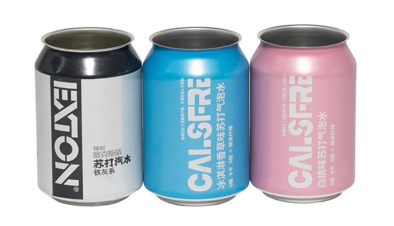 Standard 250ml Aluminum Beverage Cans with 202 Sot Can Ends