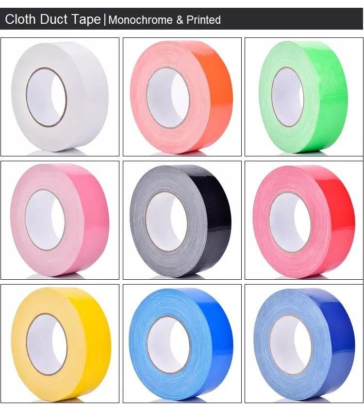 Super black, sliver, white of cloth tape with high quality for heavy duty packing