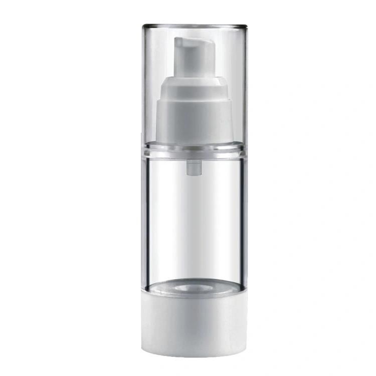 Caiyun Plastic Airless Bottle in Transparent Color