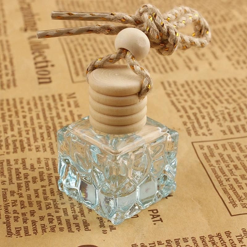 Empty Car Hanging Perfume Bottle Essential Oil Bottle Pendant Decor Vials for Air Refreshing