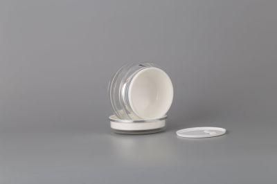 15ml 30ml 50ml Jar Cosmetics Cosmetic Jar Round Plastic Acrylic Cream Glass Jar Cosmetics Packaging Perfume Container