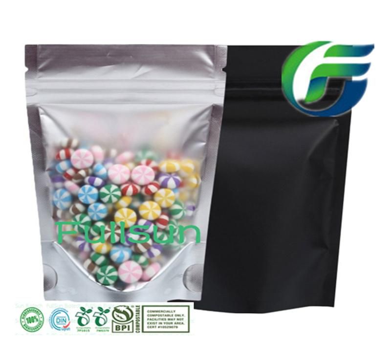 Plastic Food Packaging Stand up Pouch Tobacco Candy Zipper Compound Bag