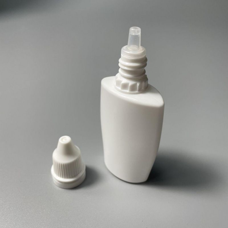 Plastic Oval E Liquid Medicine Squeeze Empty Eye Dropper Bottle