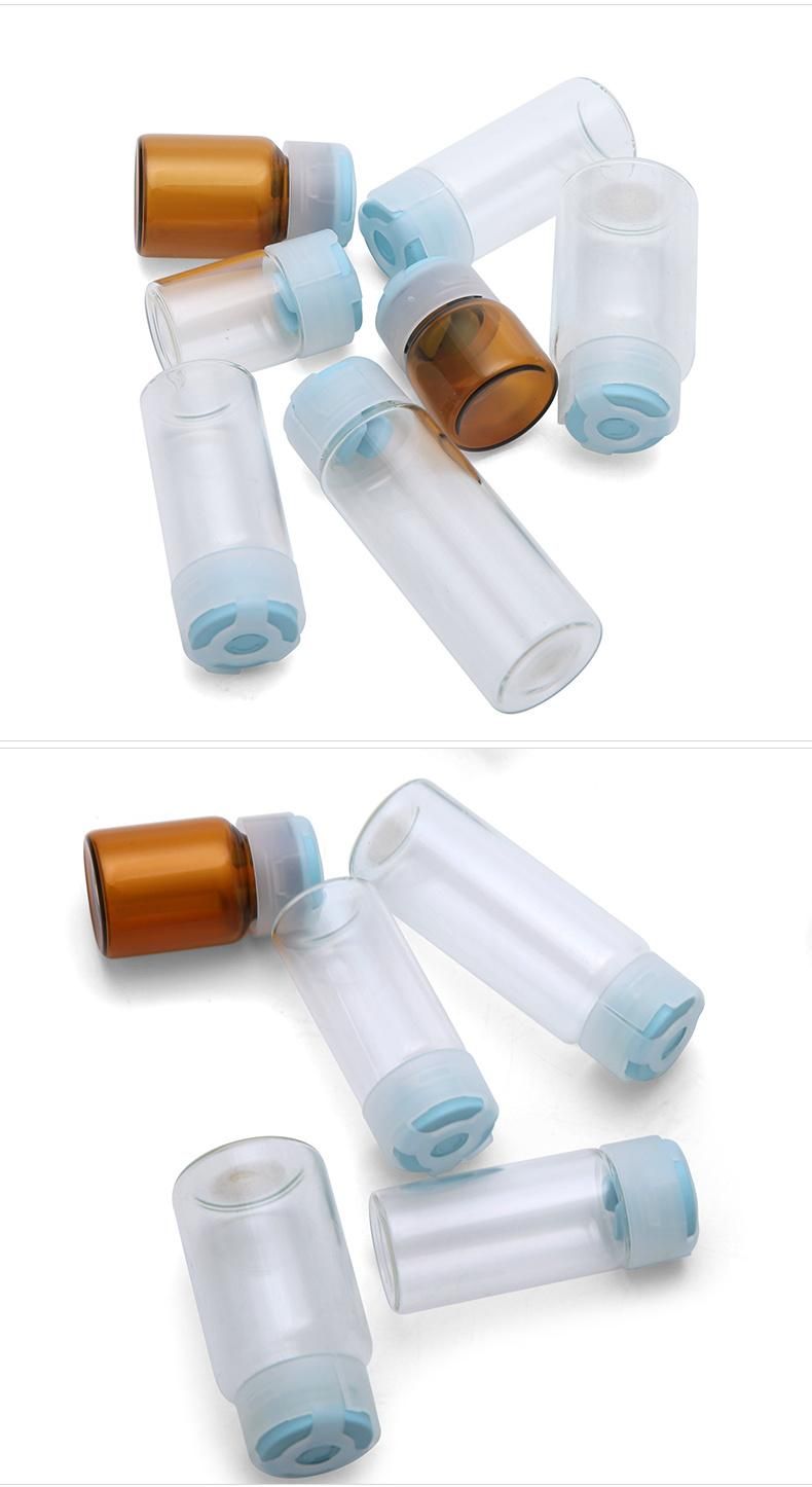 2ml 3ml 5ml 10ml 20ml 30ml Clear or Amber Medical Tubular Glass Vial