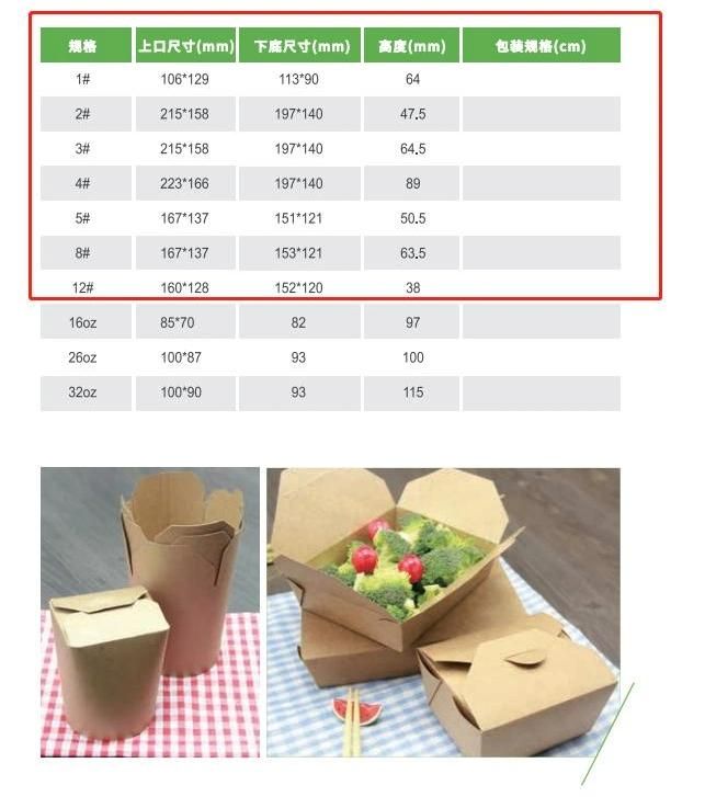 Take Away Fast Food Packaging Boxes and Tray